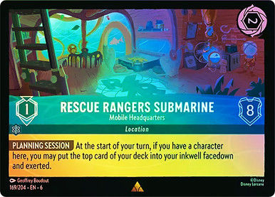 Rescue Rangers Submarine - Mobile Headquarters (LOR_AZU) / Foil