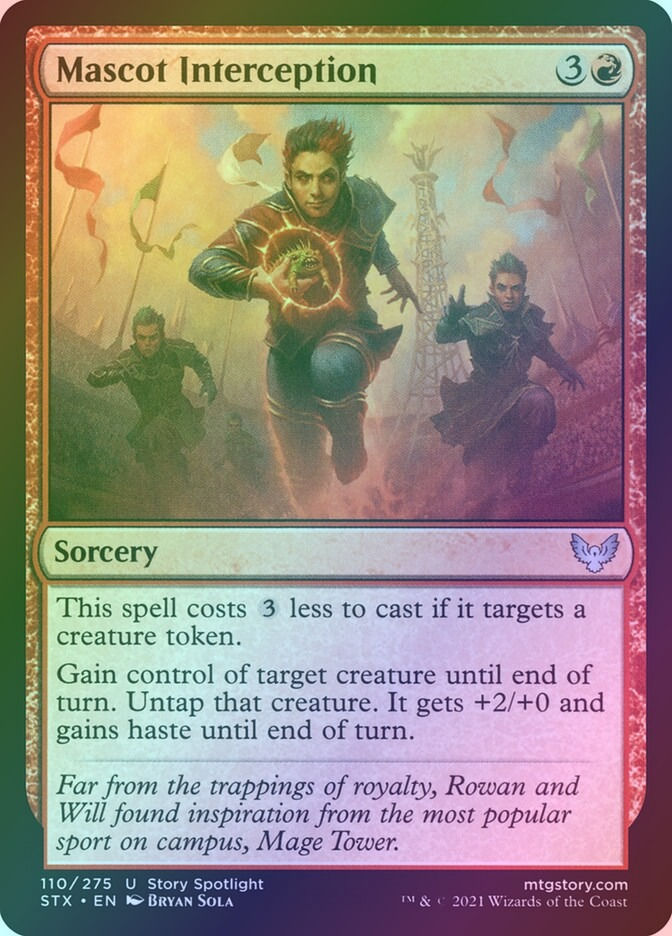 Mascot Interception (STX) (110) / Foil