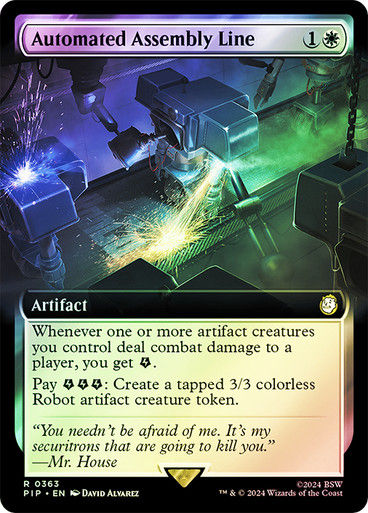 Automated Assembly Line (pip) (363) / Extended Art Foil