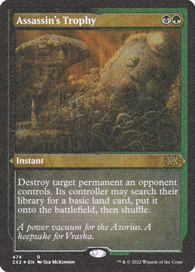 Assassin's Trophy (2X2) (474) / Foil Etched
