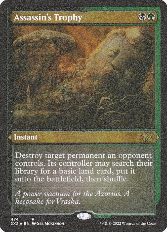 Assassin's Trophy (2X2) (474) / Foil Etched