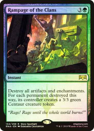Rampage of the Clans (RNA) (134) / Foil