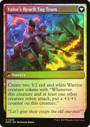 Invasion of Kylem // Valor's Reach Tag Team (mom) / Foil — cara 2 de 2
