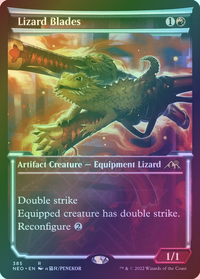 Lizard Blades (NEO) (385) / Showcase / Foil