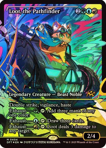 Loot, the Pathfinder (DFT) (404) / Foil / Showcase