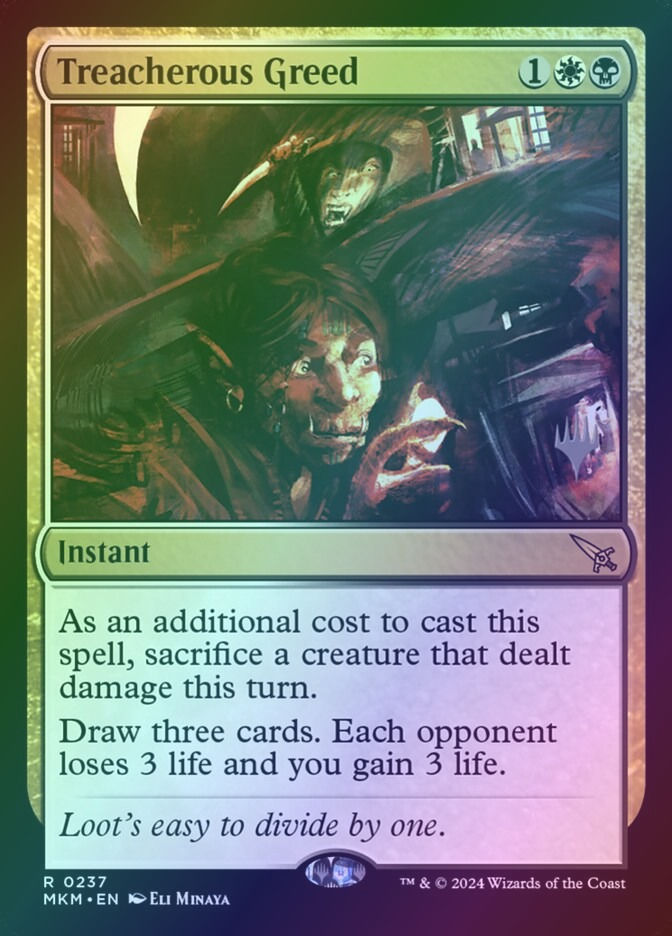 Treacherous Greed (PMKM) (237p) / Foil