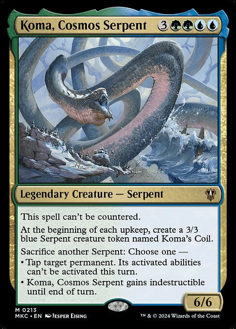 Koma, Cosmos Serpent (mkc) (213)