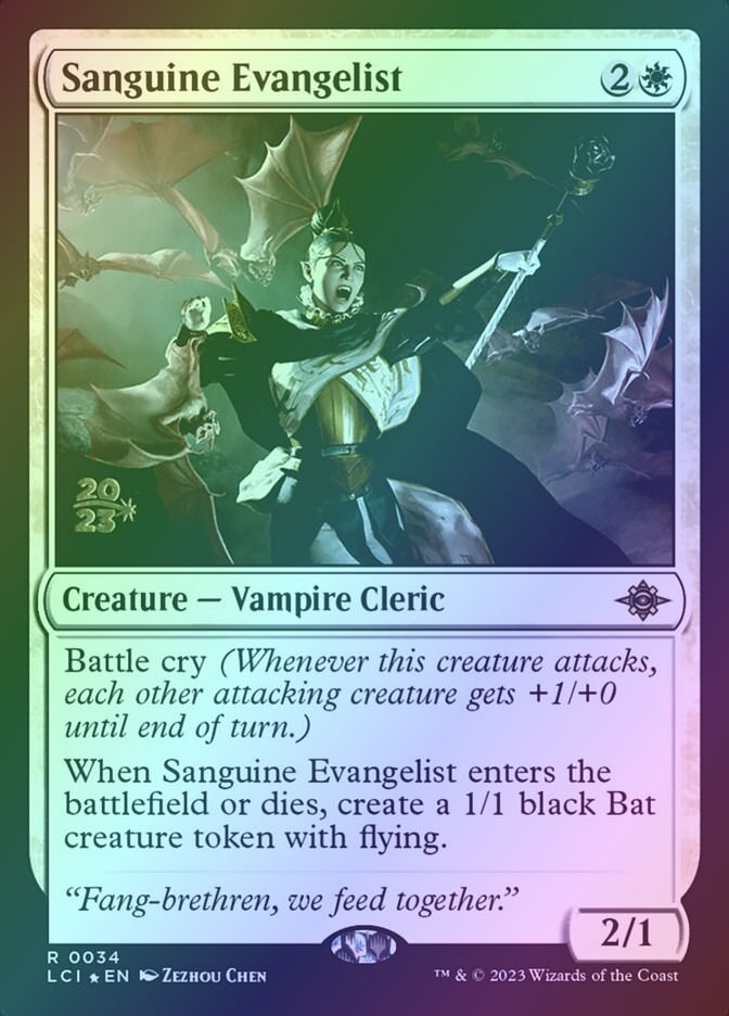 Sanguine Evangelist (PLCI) (34s) / Foil