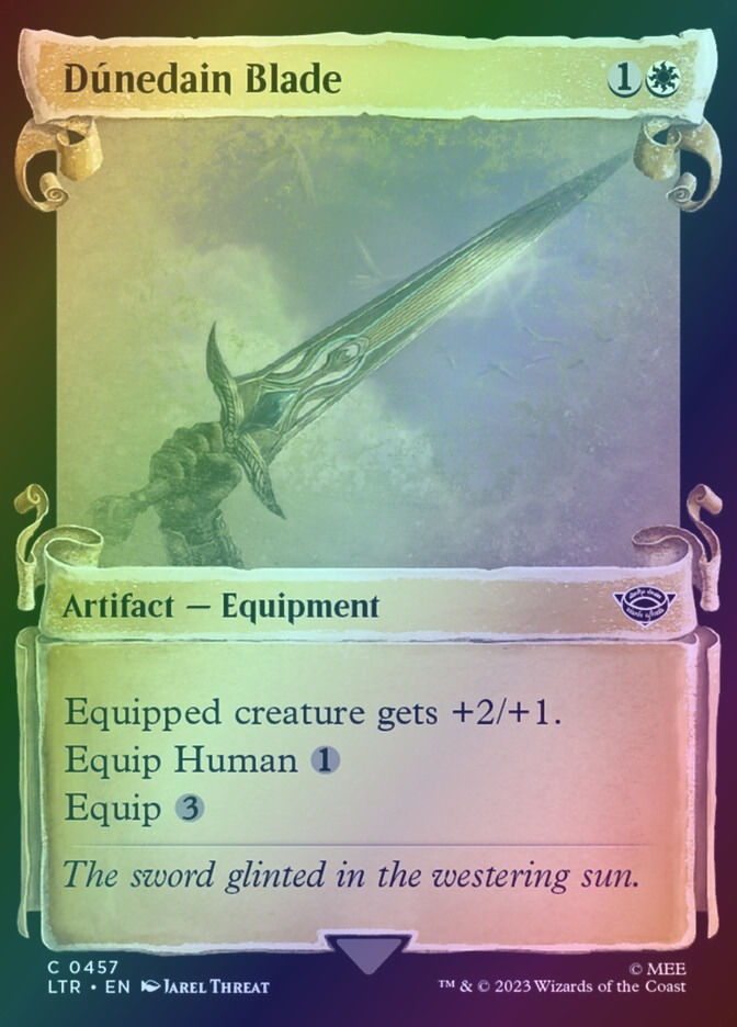 Dúnedain Blade (LTR) (457) / Showcase / Foil