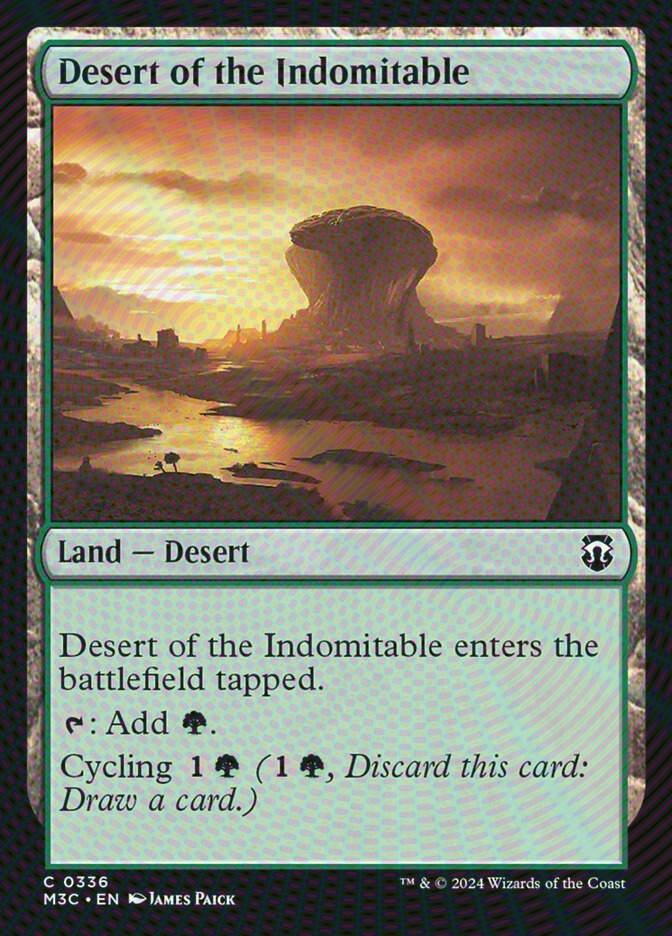 Desert of the Indomitable (M3C) (336) / Ripple Foil