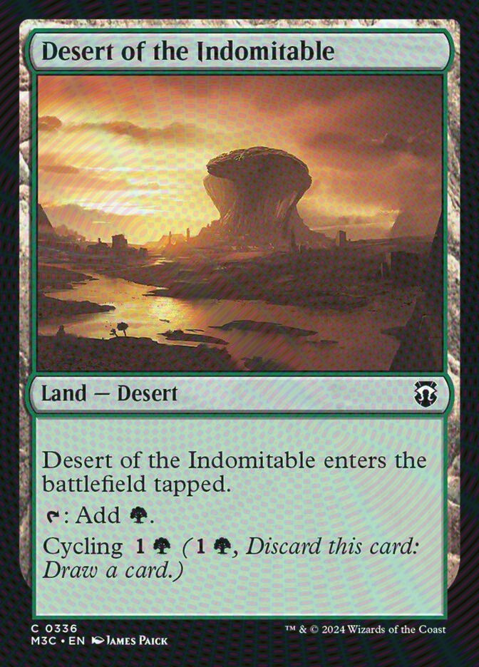 Desert of the Indomitable (M3C) (336) / Ripple Foil