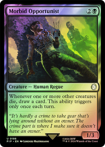Morbid Opportunist (pip) (186) / Foil