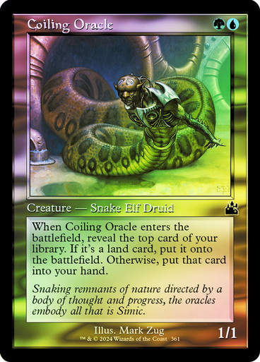 Coiling Oracle (rvr) (361) / Retro / Foil