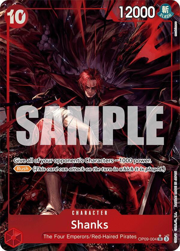 Shanks (004) (Alternate Art) (OP09-004) / Foil
