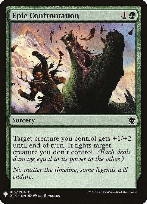 Epic Confrontation (PLST) (DTK-185)