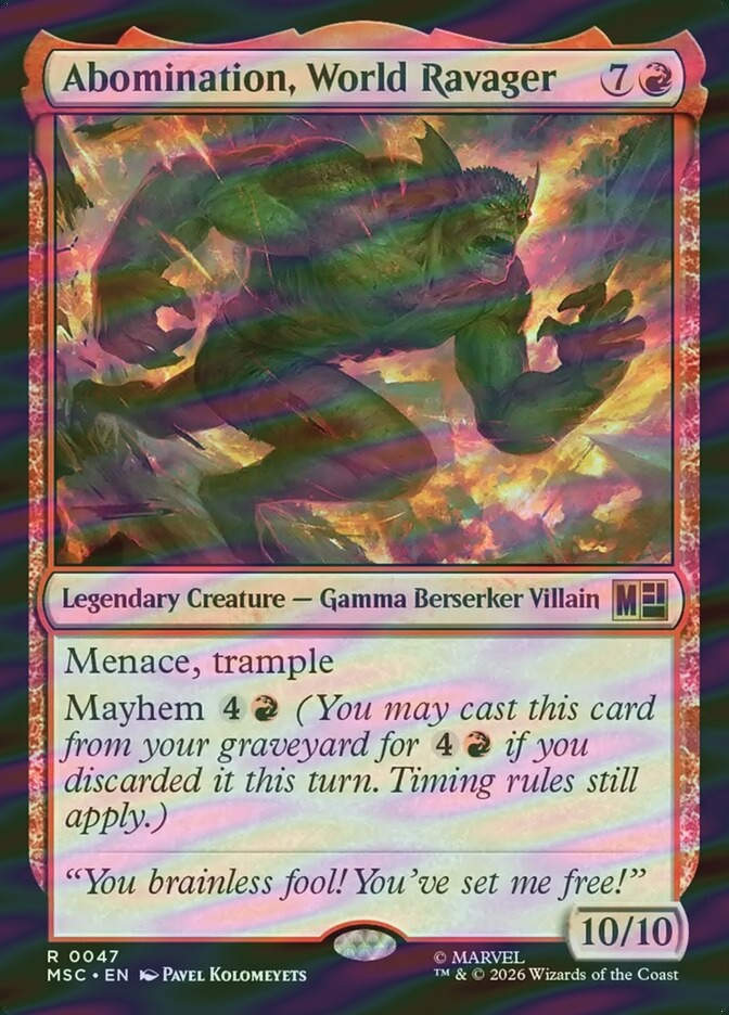 Abomination, World Ravager (MSC) (47) / Surge Foil