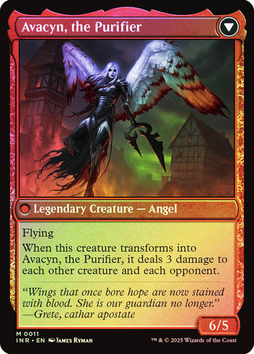 Archangel Avacyn // Avacyn, the Purifier (INR) (11) / Foil — cara 2 de 2