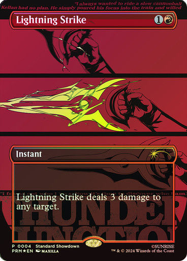 Lightning Strike (PCBB) (4) / Borderless / Foil