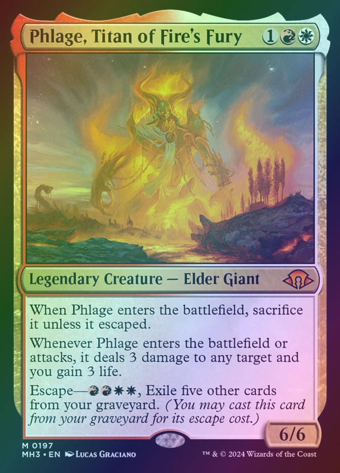 Phlage, Titan of Fire's Fury (MH3) (197) / Foil