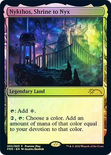 Nykthos, Shrine to Nyx (ppro) / Foil | MTG Wolf México