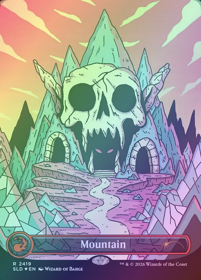 Mountain (SLD) (2419) / Borderless / Foil