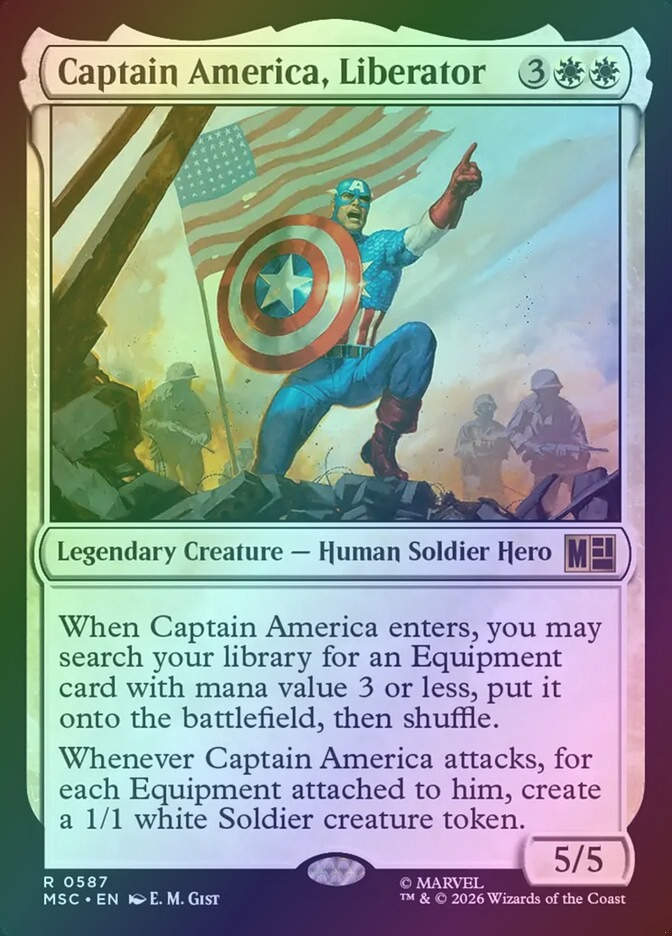 Captain America, Liberator (MSC) (587) / Foil