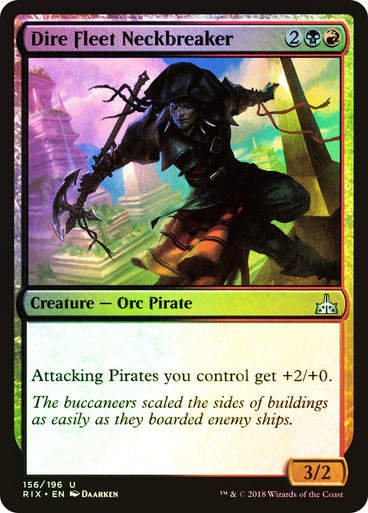 Dire Fleet Neckbreaker (RIX) (156) / Foil