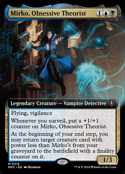 Mirko, Obsessive Theorist (mkc) (316) / Extended Art