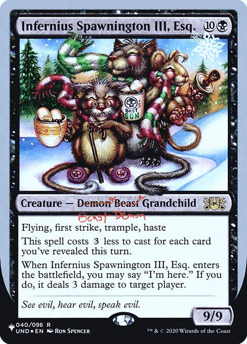 Infernius Spawnington III, Esq. (ULST) (21) / Foil