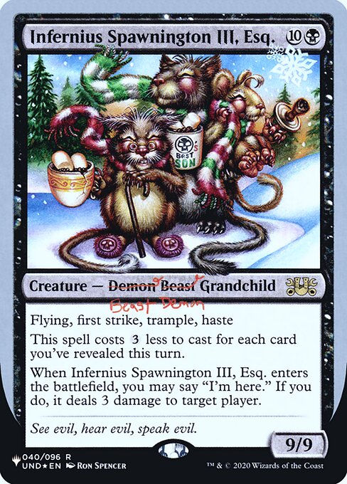 Infernius Spawnington III, Esq. (ULST) (21) / Foil