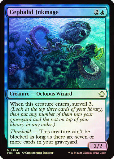 Cephalid Inkmage (FDN) (32) / Foil