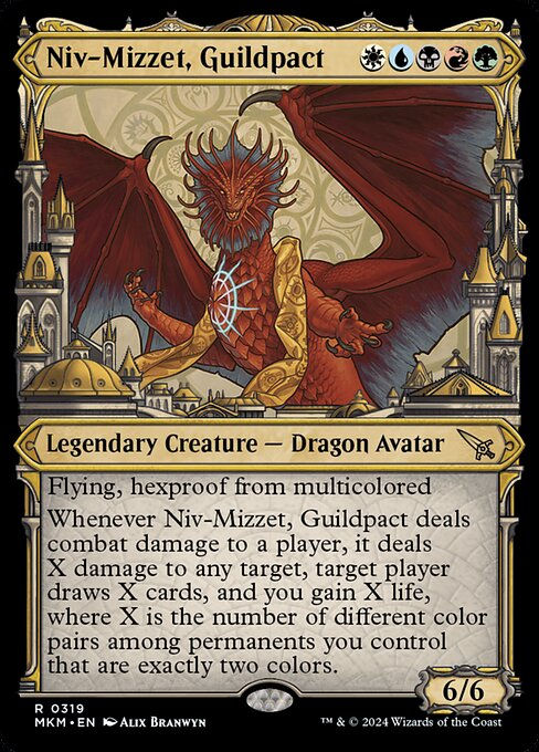 Niv-Mizzet, Guildpact (mkm) (319) / Showcase