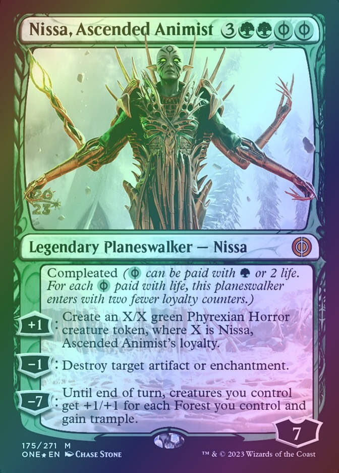 Nissa, Ascended Animist (PONE) (175s) / Foil