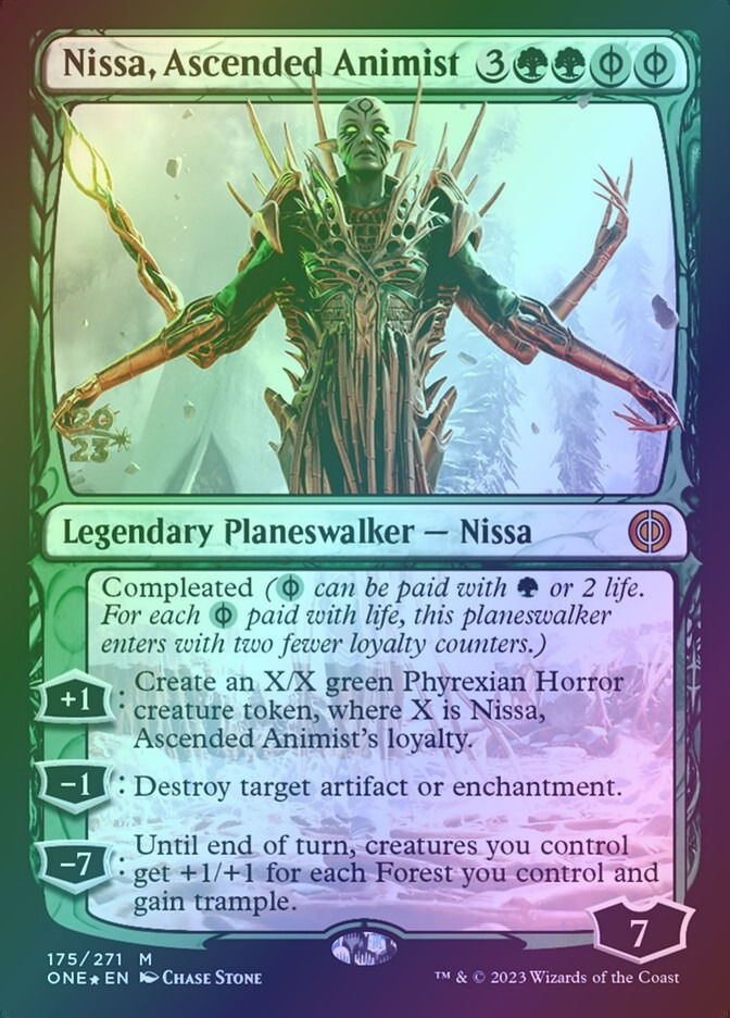 Nissa, Ascended Animist (PONE) (175s) / Foil