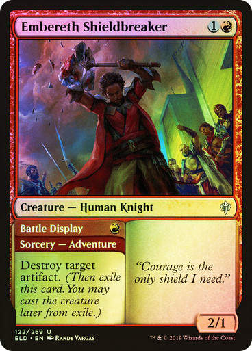 Embereth Shieldbreaker // Battle Display (ELD) (122) / Foil