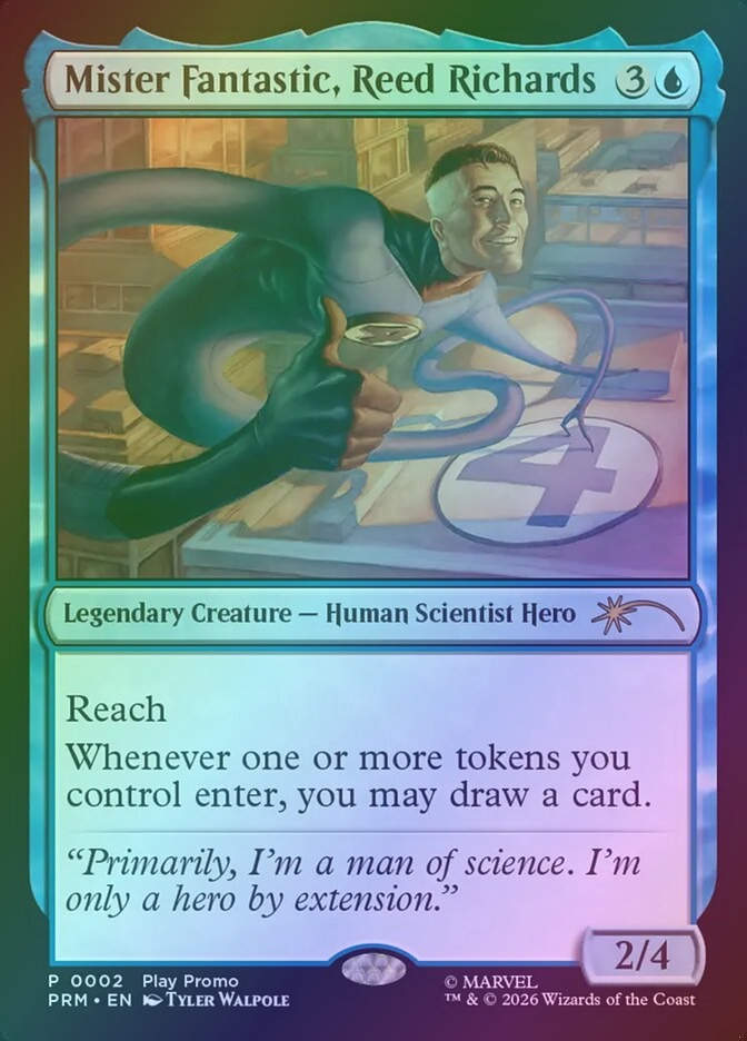 Mister Fantastic, Reed Richards (PW26) (10) / Foil
