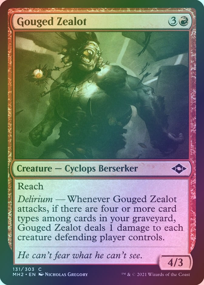 Gouged Zealot (MH2) (131) / Foil