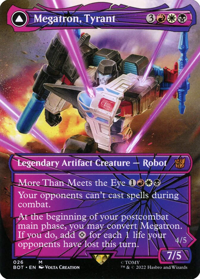Megatron, Tyrant // Megatron, Destructive Force (BOT) (26)