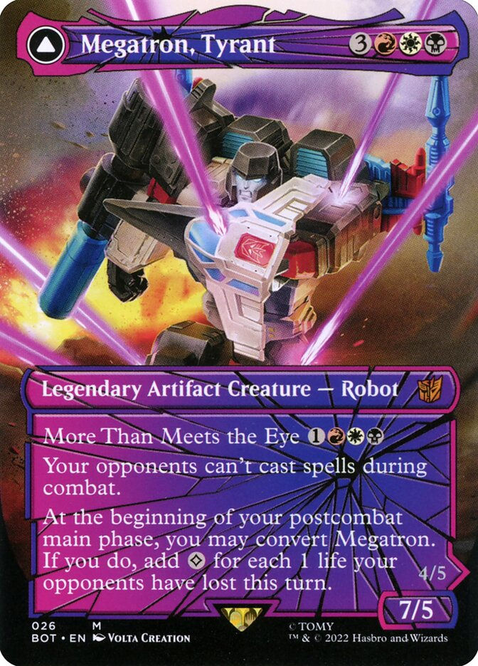 Megatron, Tyrant // Megatron, Destructive Force (BOT) (26) — cara 1 de 2