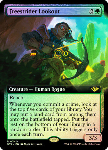 Freestrider Lookout (otj) (340) / Foil Extended