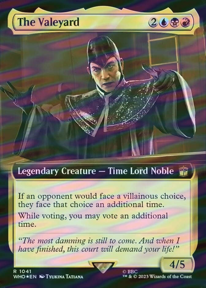 The Valeyard (WHO) (1041) / Extended Art / Surge Foil
