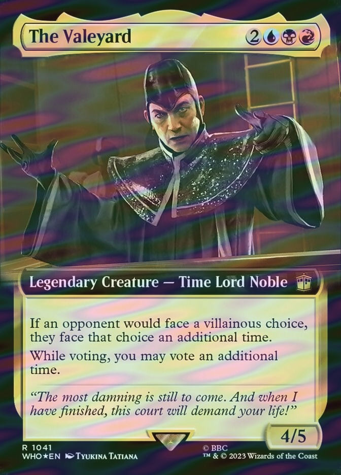 The Valeyard (WHO) (1041) / Extended Art / Surge Foil