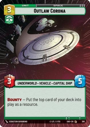 Outlaw Corona (Hyperspace) (SHD_#385) / Foil