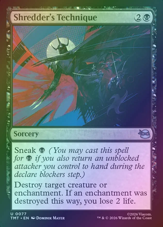 Shredder's Technique (TMT) (77) / Foil