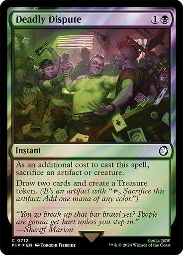 Deadly Dispute (pip) (712) / Surge Foil