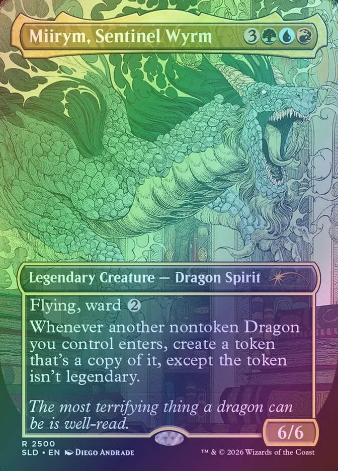 Miirym, Sentinel Wyrm (SLD) (2500) / Borderless / Foil
