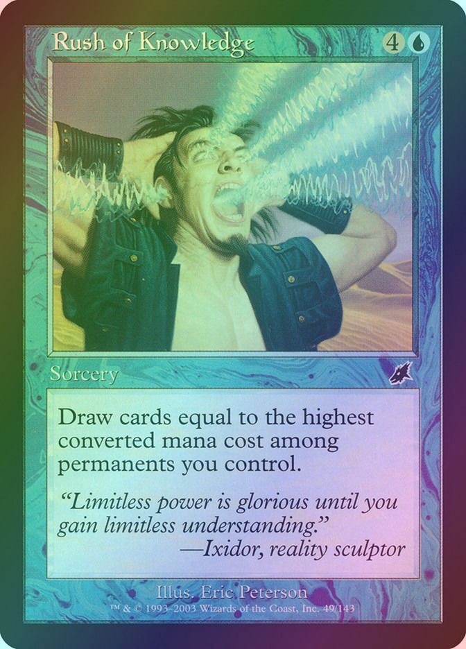 Rush of Knowledge (SCG) (49) / Foil