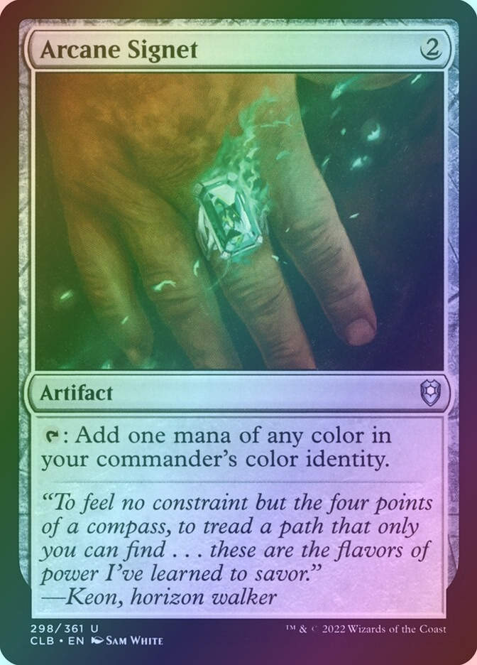 Arcane Signet (CLB) (298) / Foil