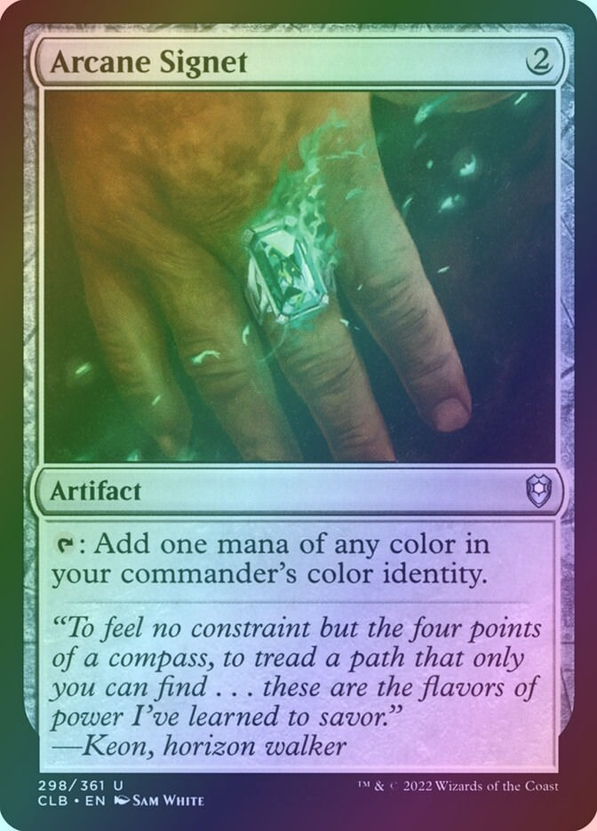Arcane Signet (CLB) (298) / Foil