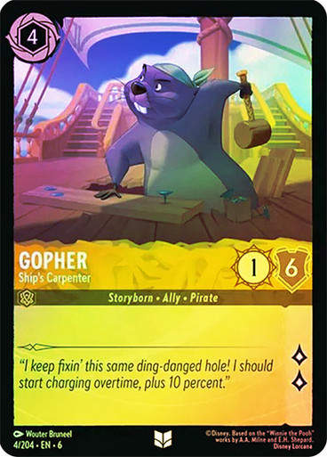 Gopher - Ship's Carpenter (LOR_AZU) / Foil